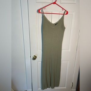 Carole Little Knitwear long green dress size M